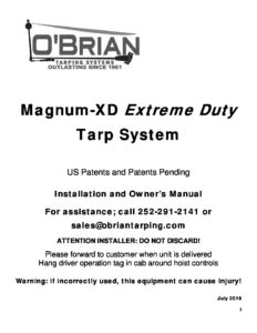 Magnum-XD Installation Manual